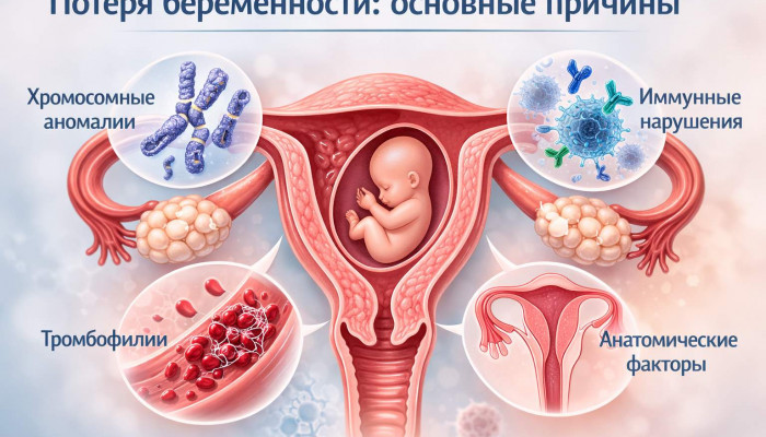 Привычное невынашивание и потеря беременности: генетические и негенетические причины, диагностика и подготовка к следующей беременности