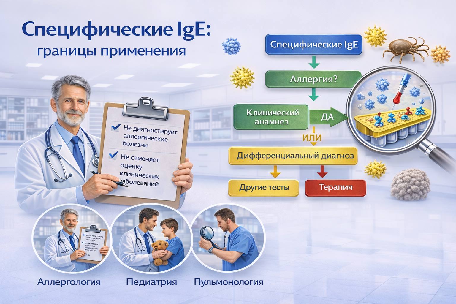 Алгоритм работы с Immunocap