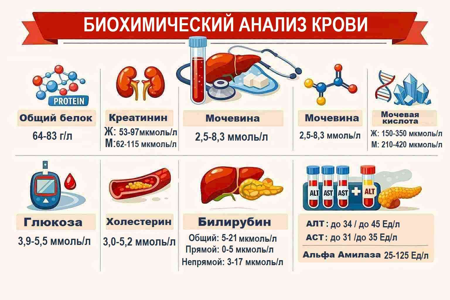Биохимический анализ крови